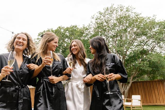Bridal spray tan party