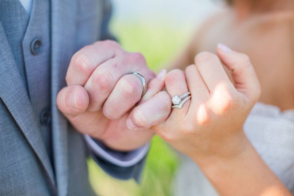 Bride and Groom Rings