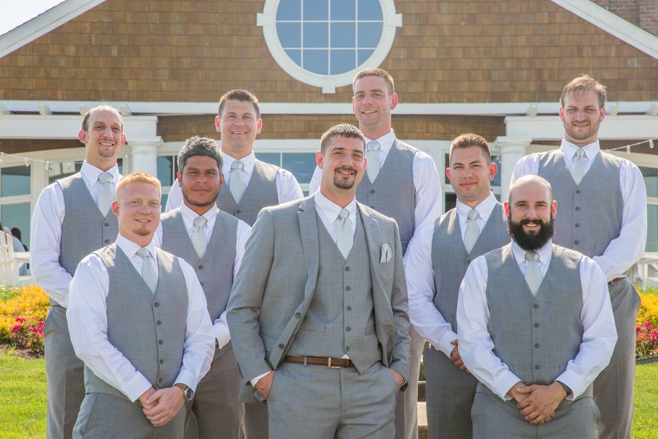 Groomsmen at Md Wedding