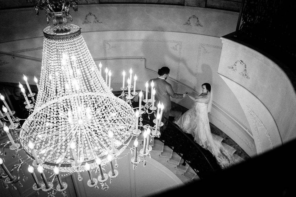 Bride and Groom at NJ Wedding