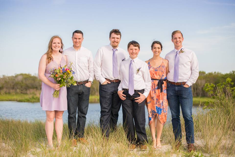 Wedding Party Portrait in OC