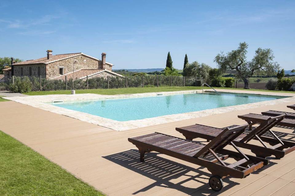 Swimming pool area