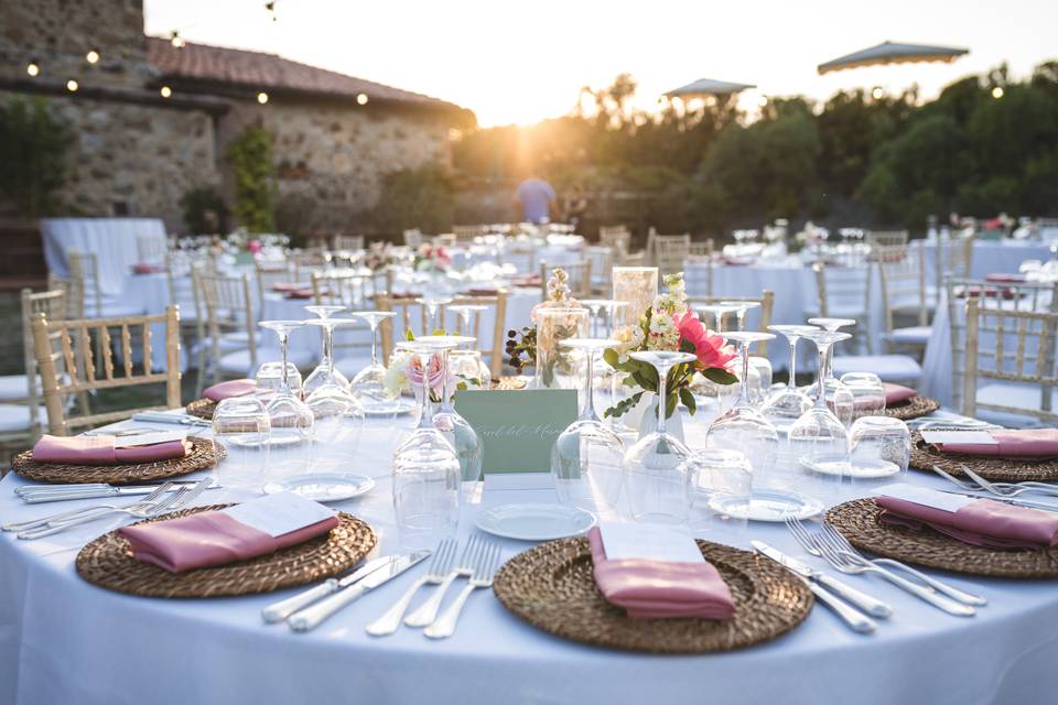 Tables mise en place