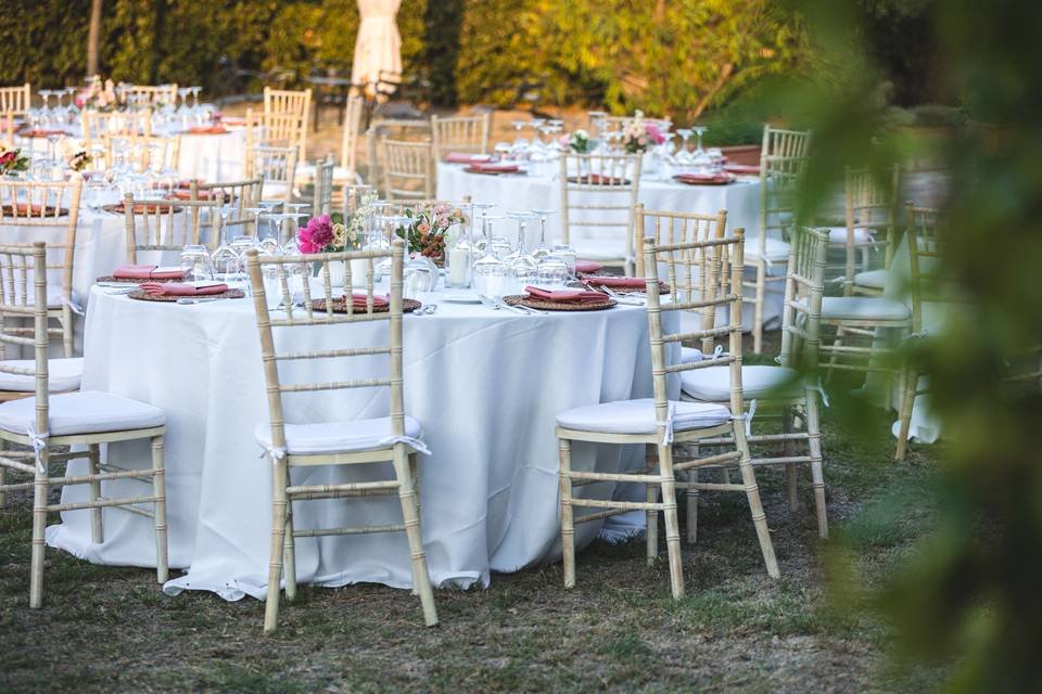 Tables mise en place