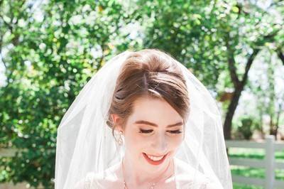 Bride and bridesmaids