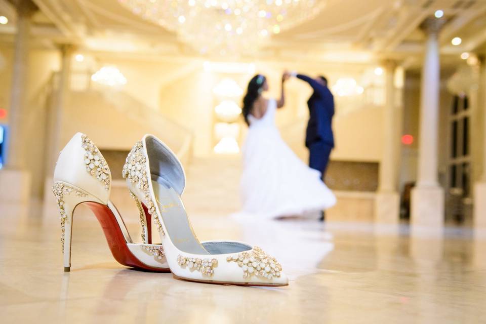 The wedding shoes