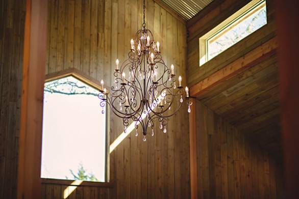 Whispering Oaks chandelier