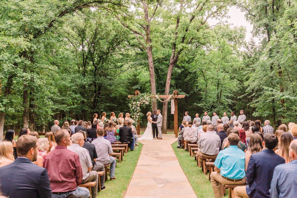 Ceremony area in May