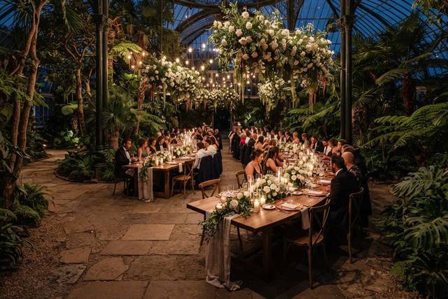Rustic glam botanical garden