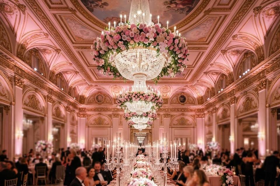 Pink grand ballroom
