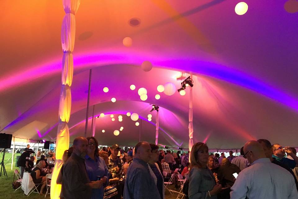 Tent with Lanterns