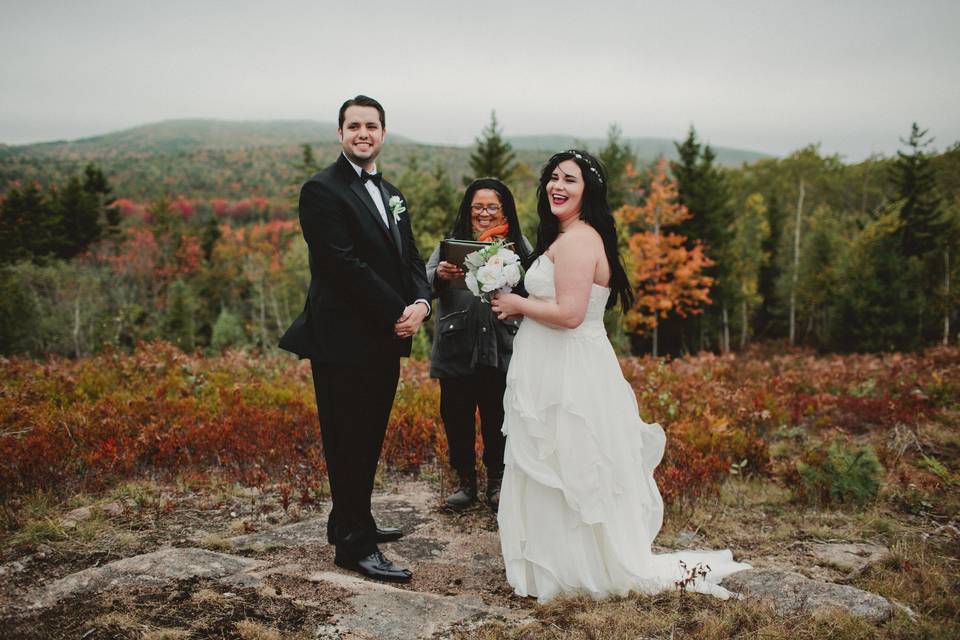 Fall on Cadillac mountain!