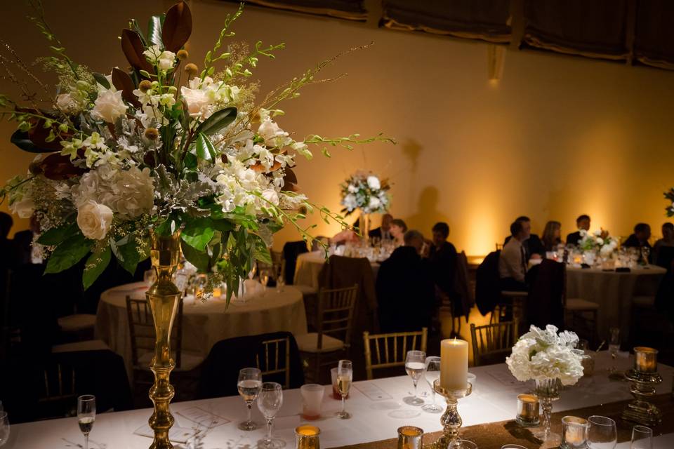 Dining area setup