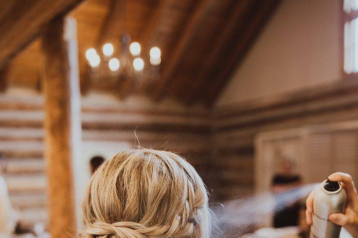 Messy updo
