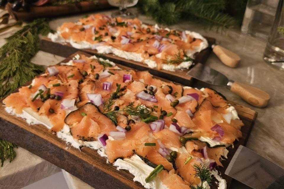 Smoked Salmon Board