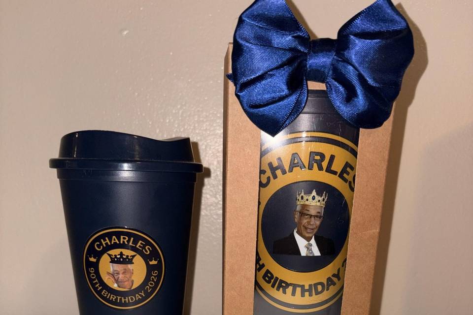 Custom coffee cup