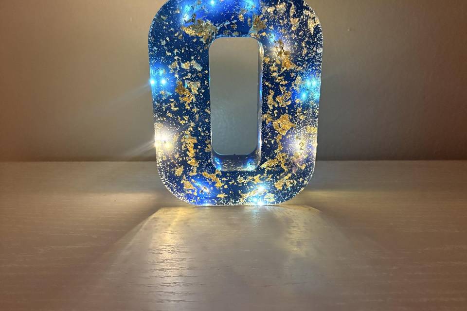 Customize light  letters