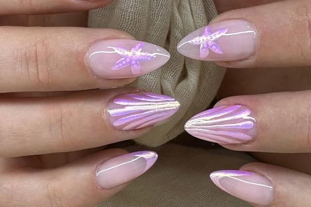 Gel X with nail art