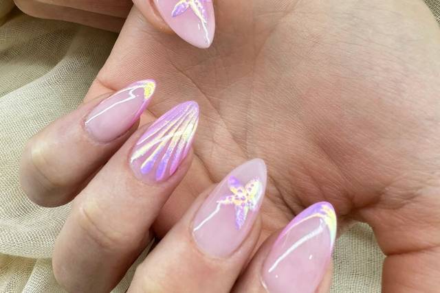 Gel X with nail art