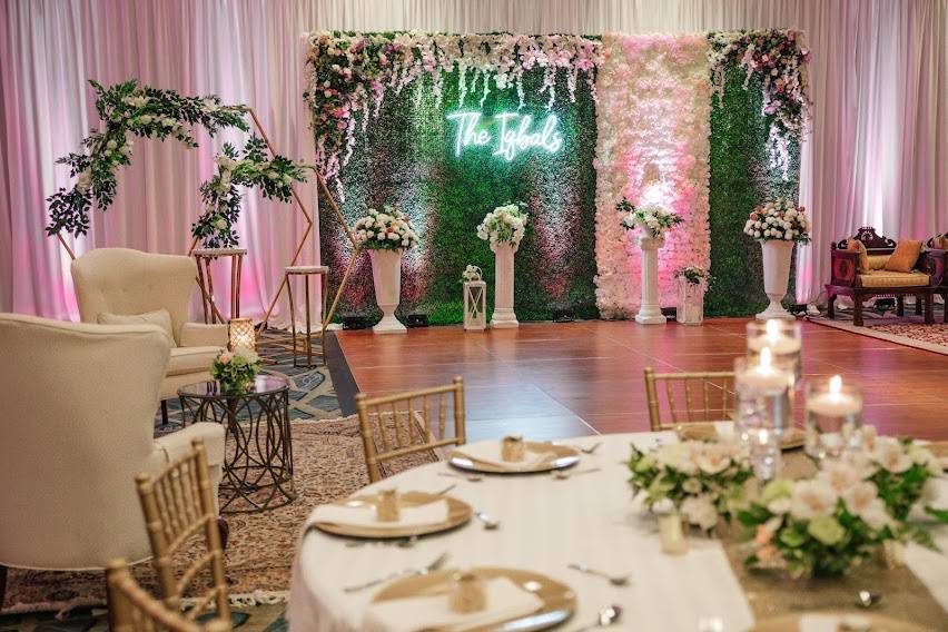 Greenery Backdrop Flower Wall