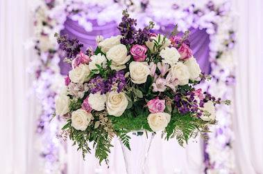 Purple Centerpiece Flowers
