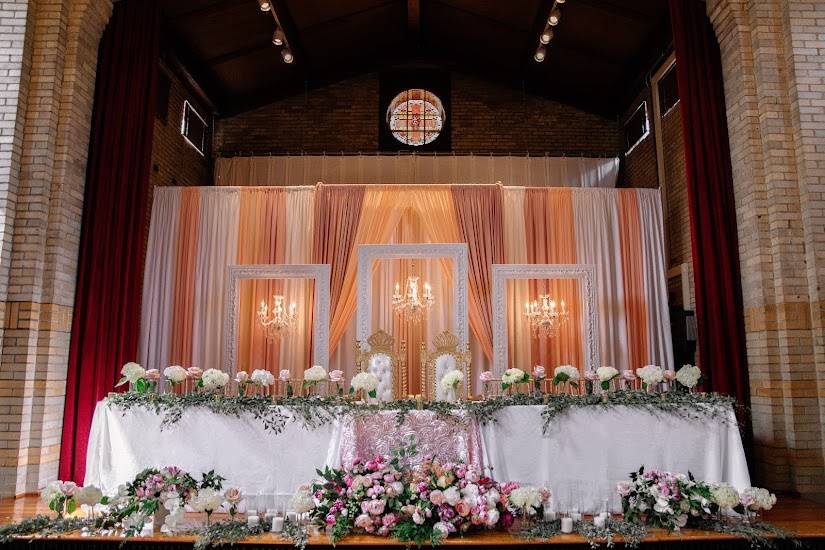 Stage Decor Ceremony Draping