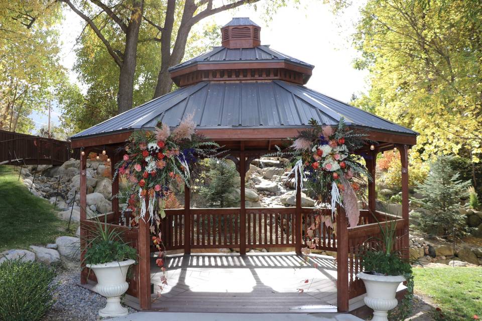 Alpine Art Center's gazebo