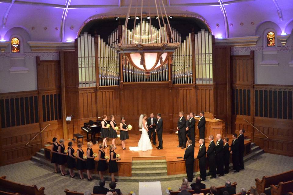 Grand Hall wedding ceremony