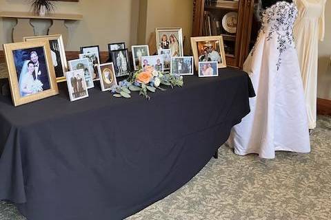 Family photos and gowns