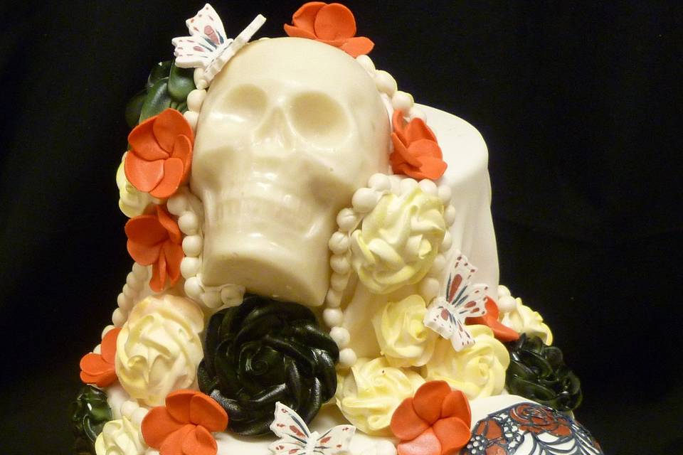 Til death us do part wedding cake