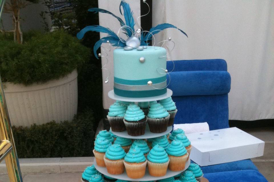Cupcake Tower Wedding