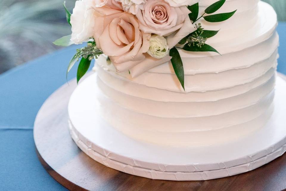 Ribbon texture buttercream