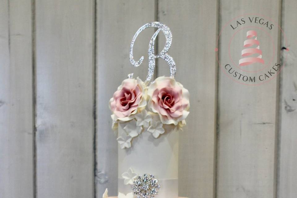 Pink Roses and White Ruffles