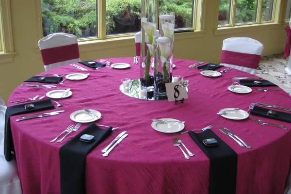Linens and Chair Covers