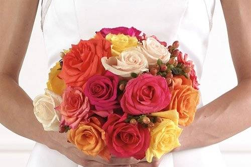 Multi-colored Round Bouquet