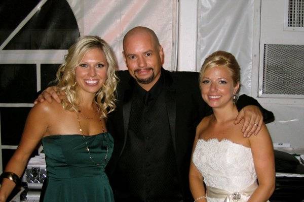 DJ Paul Love & Bride Amanda & Bridesmaid and recent Bride Jessica