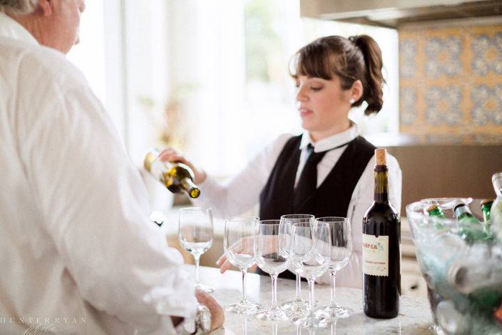 Wine pouring