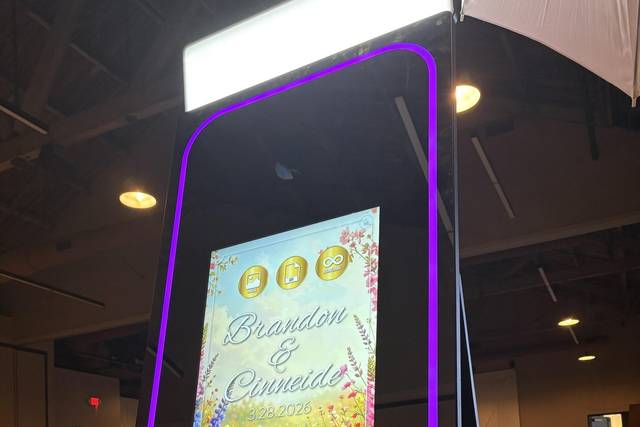 Wedding, Mirror Photobooth