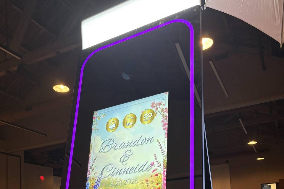 Wedding, Mirror Photobooth