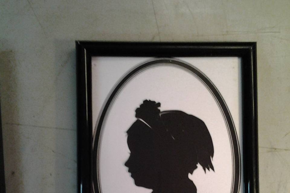 Silhouette of a child