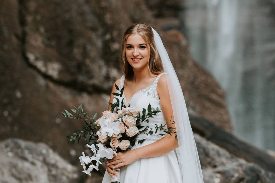 Bride Toccoa Falls