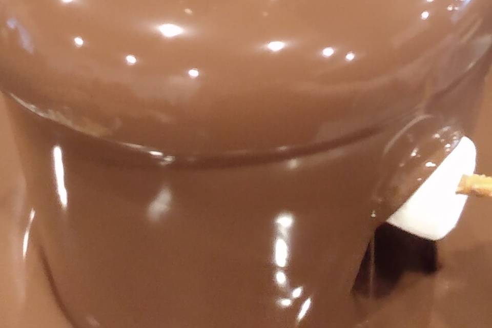 Marshmallow in milk chocolate