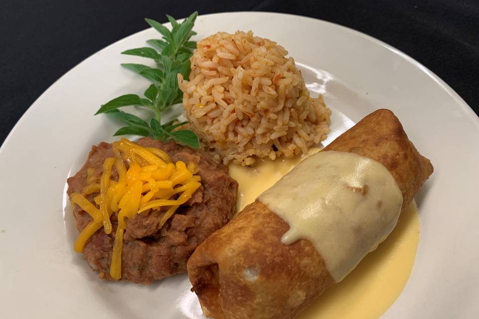 Chimichanga meal