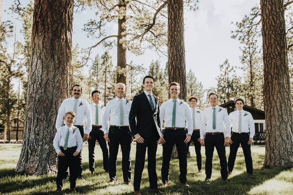 The groom squad