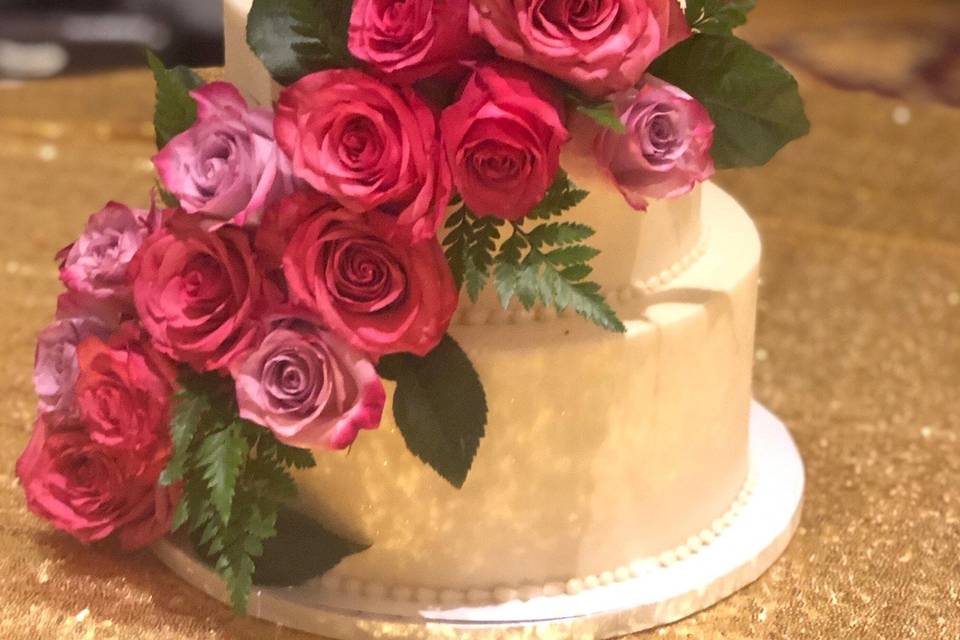 Vibrant Rose 3 Tier