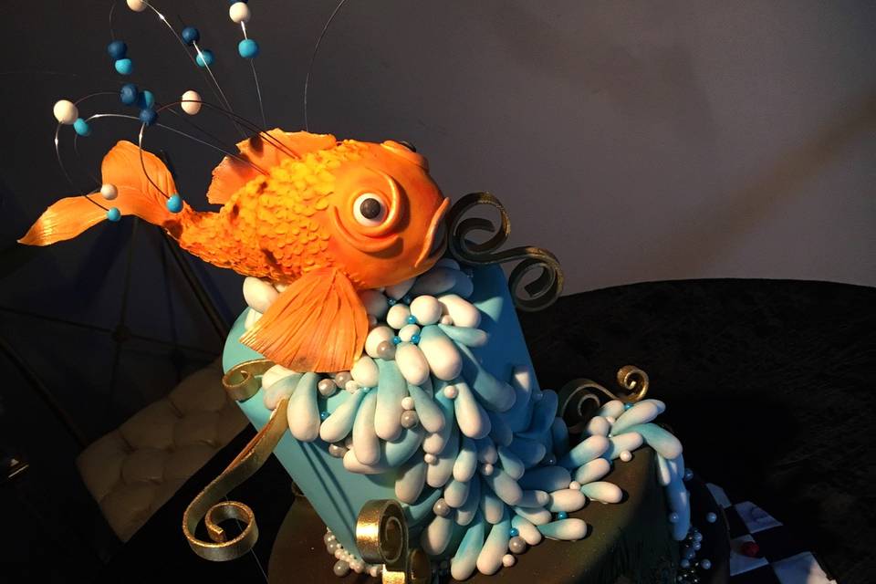 Salvador Dali-Inspired Cake