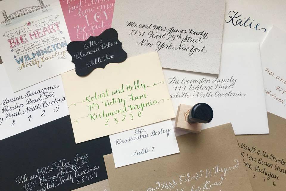 Calligraphy by Southern Bee Designs, LLC