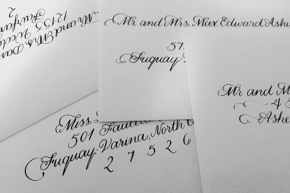 Calligraphy by Southern Bee Designs, LLC