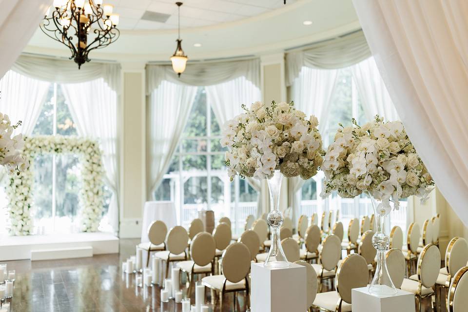 White Floral Arch