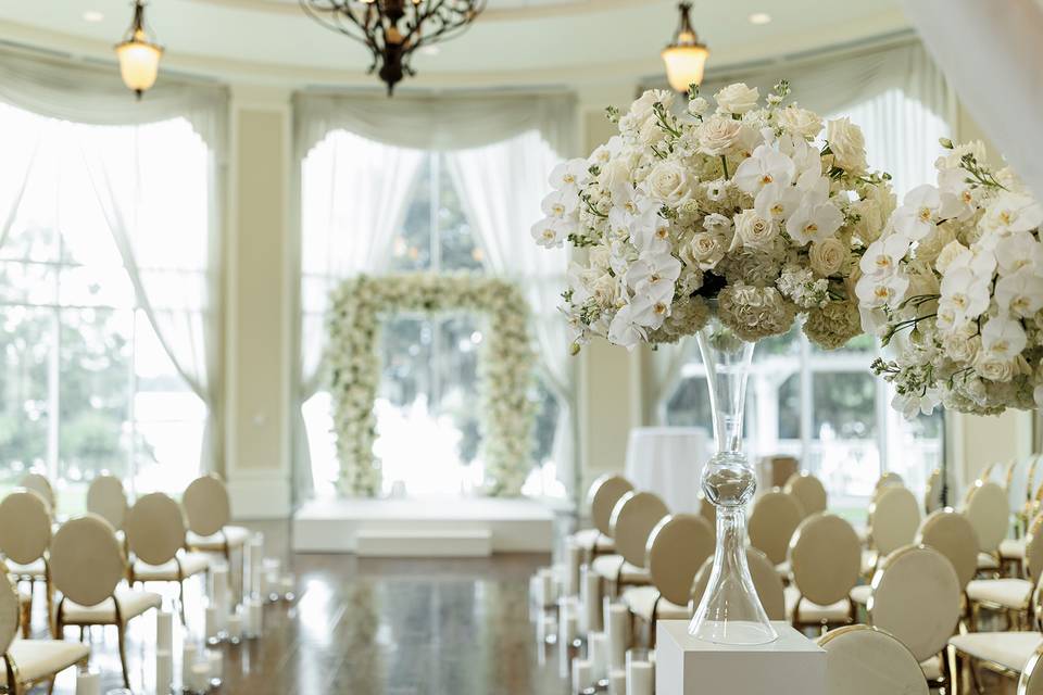 White Floral Arch